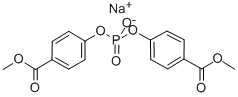 双[4-(甲氧羰基)苯]磷酸钠盐 结构式
