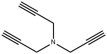N,N-ジ(2-プロピニル)-2-プロピン-1-アミン 化学構造式