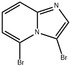 3,5-ジブロモイミダゾ[1,2-A]ピリジン 化学構造式