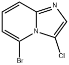 5 - 溴-3 - 氯咪唑并[1,2-A]吡啶 结构式
