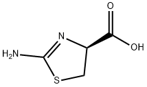 4-Thiazolecarboxylicacid,2-amino-4,5-dihydro-,(4S)-(9CI) Struktur
