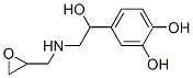 1,2-Benzenediol, 4-[1-hydroxy-2-[(oxiranylmethyl)amino]ethyl]- (9CI) 结构式