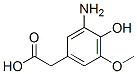 벤젠아세트산,3-아미노-4-하이드록시-5-메톡시-(9CI)