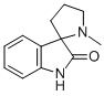 1'-メチルスピロ[インドリン-3,2'-ピロリジン]-2-オン 化学構造式