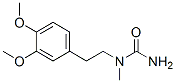 N-(3,4-ジメトキシフェネチル)-N-メチル尿素 化学構造式
