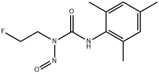 1-(2-Fluoroethyl)-3-mesityl-1-nitrosourea Struktur