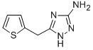 5-(2-テニル)-1H-1,2,4-トリアゾール-3-アミン 化学構造式
