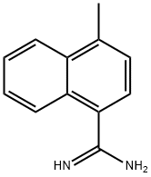4-METHYL-NAPHTHALENE-1-CARBOXAMIDINE Structure