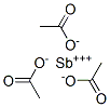 Antimony triacetate Struktur