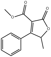 3-(METHOXYCARBONYL)-5-METHYL-4-PHENYL-3,4-DIDEHYDRO-GAMMA-BUTYROLACTONE 化学構造式