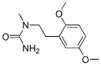 N-(2,5-Dimethoxyphenethyl)-N-methylurea 结构式