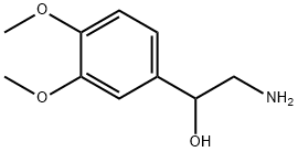 2-氨基-1-(3,4-二甲氧基苯基)乙醇, 6924-15-8, 结构式