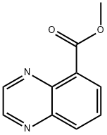 キノキサリン-5-カルボン酸メチル 化学構造式