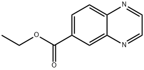 キノキサリン-6-カルボン酸エチル 化学構造式