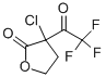 2(3H)-Furanone, 3-chlorodihydro-3-(trifluoroacetyl)- (9CI) Struktur