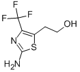 2-[2-AMINO-4-(TRIFLUOROMETHYL)THIAZOL-5-YL]ETHANOL Struktur