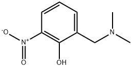 2-((DIMETHYLAMINO)METHYL)-6-NITROPHENOL 结构式