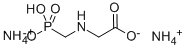 N-(膦酰甲基)甘氨酸二铵盐,69254-40-6,结构式