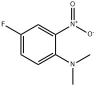 N,N-二甲基-4-氟-2-硝基苯胺, 69261-01-4, 结构式