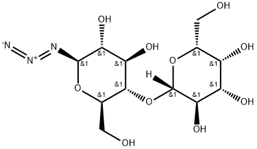 BETA-LACTOSYL AZIDE 化学構造式