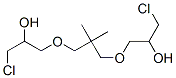 2,2-Bis[(3-chloro-2-hydroxypropoxy)methyl]propane Structure