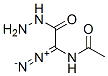 Acetic  acid,  (acetylamino)diazo-,  hydrazide  (9CI) Struktur