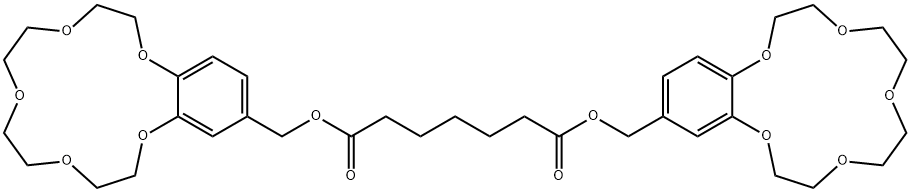 庚二酸双[(苯并-15-冠-5)-15-基甲]酯, 69271-98-3, 结构式
