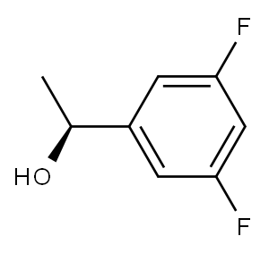 Benzenemethanol, 3,5-difluoro-alpha-methyl-, (alphaS)- (9CI) Struktur