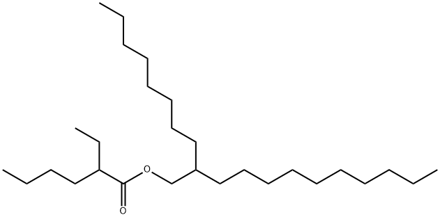 2-octyldodecyl 2-ethylhexanoate Structure