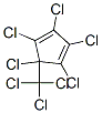 1,2,3,4,5-Pentachloro-5-(trichloromethyl)cyclopenta-1,3-diene Struktur