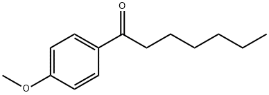 1-(4-甲氧基苯基)-1-庚酮, 69287-13-4, 结构式