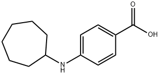 N-CYCLOHEPTYL-P-AMINOBENZOIC ACID 结构式
