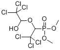 2,2,2-trichloro-1-(2,2,2-trichloro-1-hydroxyethoxy)ethyl phosphonate Struktur