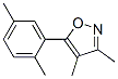 3,4-ジメチル-5-(2,5-ジメチルフェニル)イソオキサゾール 化学構造式
