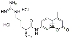 L-ARGININE 7-AMIDO-4-METHYLCOUMARIN DIHYDROCHLORIDE Struktur