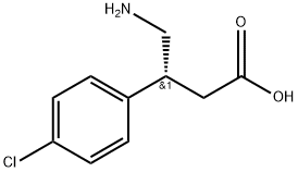 (R)-4-AMINO-3-(4-CHLOROPHENYL)BUTANOIC ACID Structure