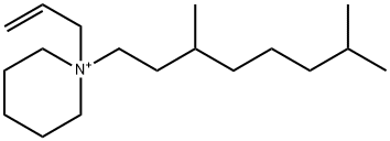 1-Allyl-1-(3,7-dimethyloctyl)piperidinium Structure