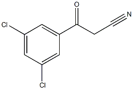 3-(3,5-dichlorophenyl)-3-oxopropanenitrile Structure