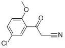 3-(5-氯-2-甲氧基苯基)-3-氧代丙腈,69316-10-5,结构式
