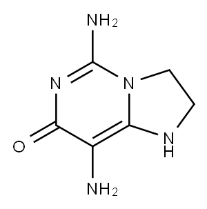 Imidazo[1,2-c]pyrimidin-7(1H)-one, 5,8-diamino-2,3-dihydro- (9CI) Struktur