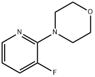 3-フルオロ-2-(4-モルホリノ)ピリジン 化学構造式