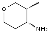 cis-3-Methyl-4-aMinotetrahydropyran 结构式