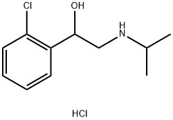 Clorprenaline hydrochloride Struktur