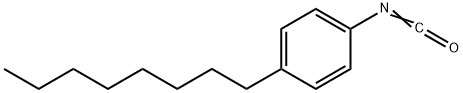 4-辛苯基异氰酸酯, 69342-46-7, 结构式