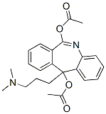 11-(3-Dimethylaminopropyl)-11H-dibenz[b,e]azepine-6,11-diol diacetate Structure