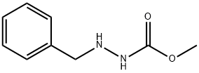 3-ベンジルカルバジン酸メチル 化学構造式