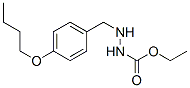 3-(p-Butoxybenzyl)carbazic acid ethyl ester,69353-12-4,结构式