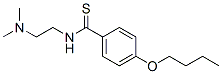 p-Butoxy-N-(2-dimethylaminoethyl)benzothioamide Struktur
