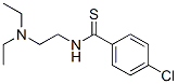 p-Chloro-N-(2-diethylaminoethyl)benzothioamide Structure