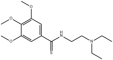 N-[2-(Diethylamino)ethyl]-3,4,5-trimethoxybenzothioamide 结构式